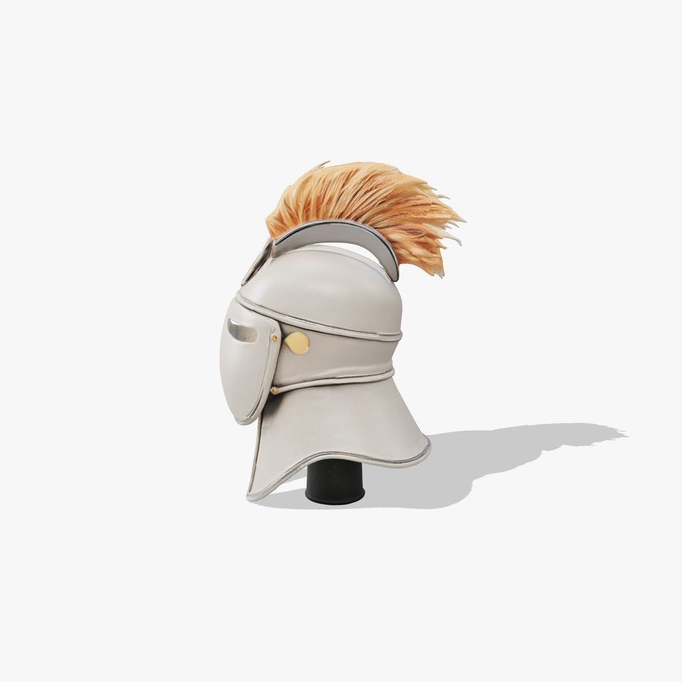 Roman Centurion Helmet Model Pack with Detailed Plumage